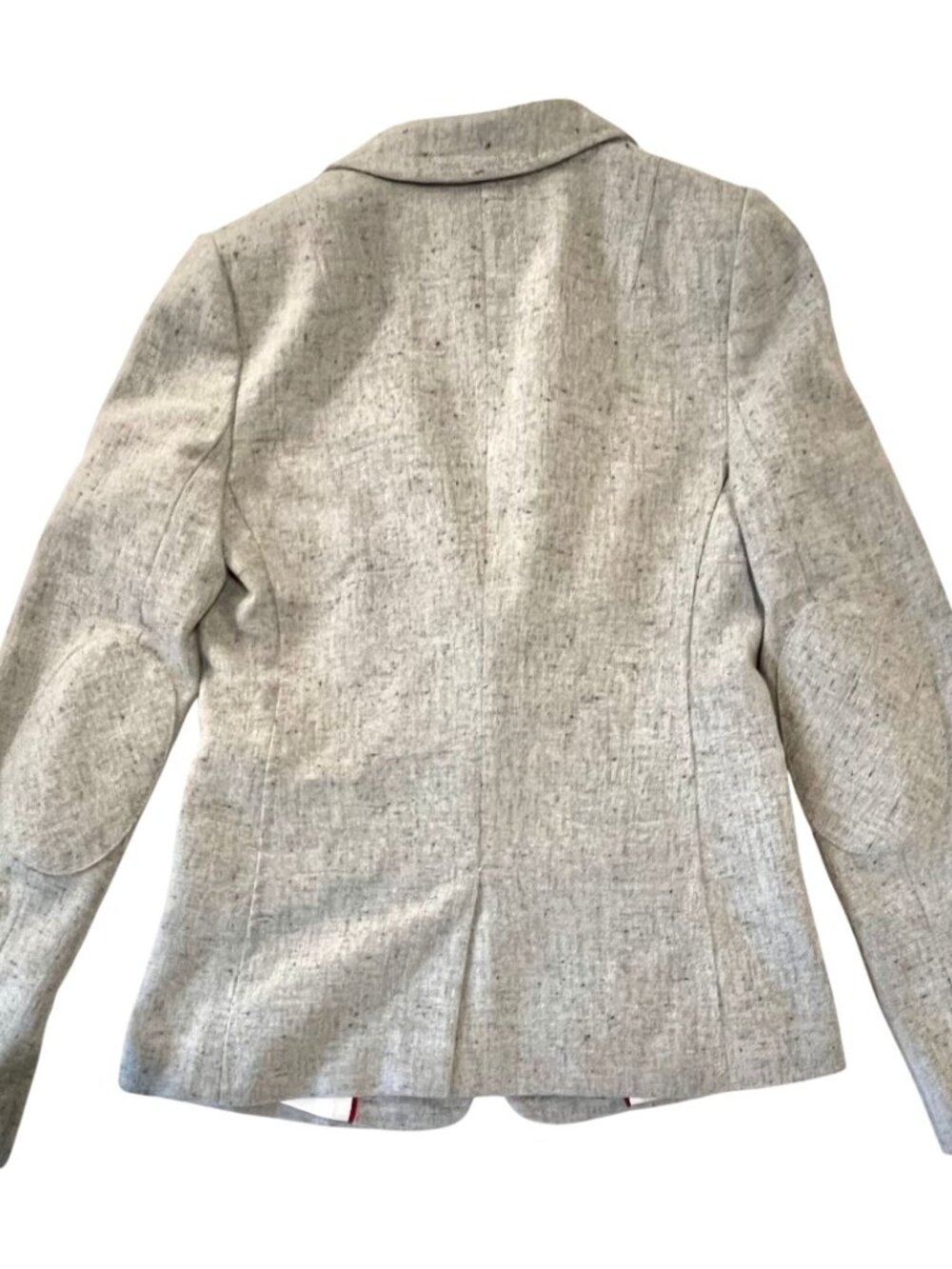 BR Tailored Speckled Gray Wool Blend Tweed Jacket - Picture 6 of 13